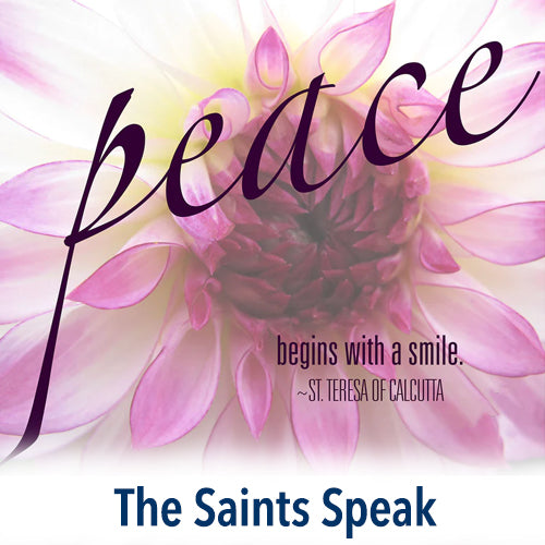Peace begins with a smile quote on Prayer PIllowcases