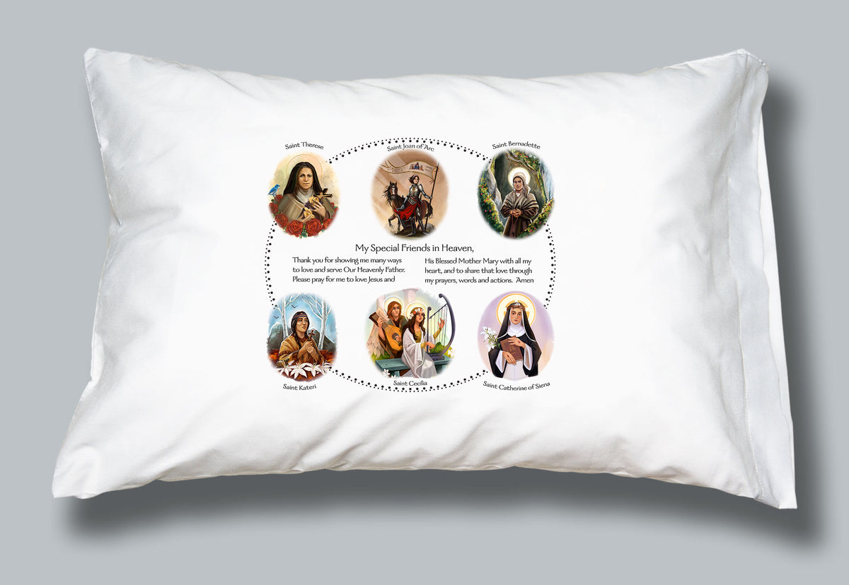 Saints for Children Prayer Pillowcases Sacramental Gifts