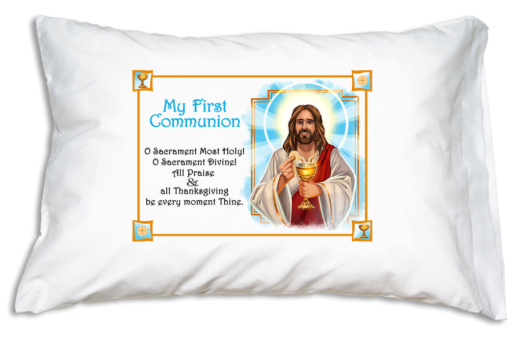 This unique First Communion gift for Catholic girls and boys is inspired by the beloved Catholic hymn made prayer for youngsters to fill their hearts with love of Jesus.