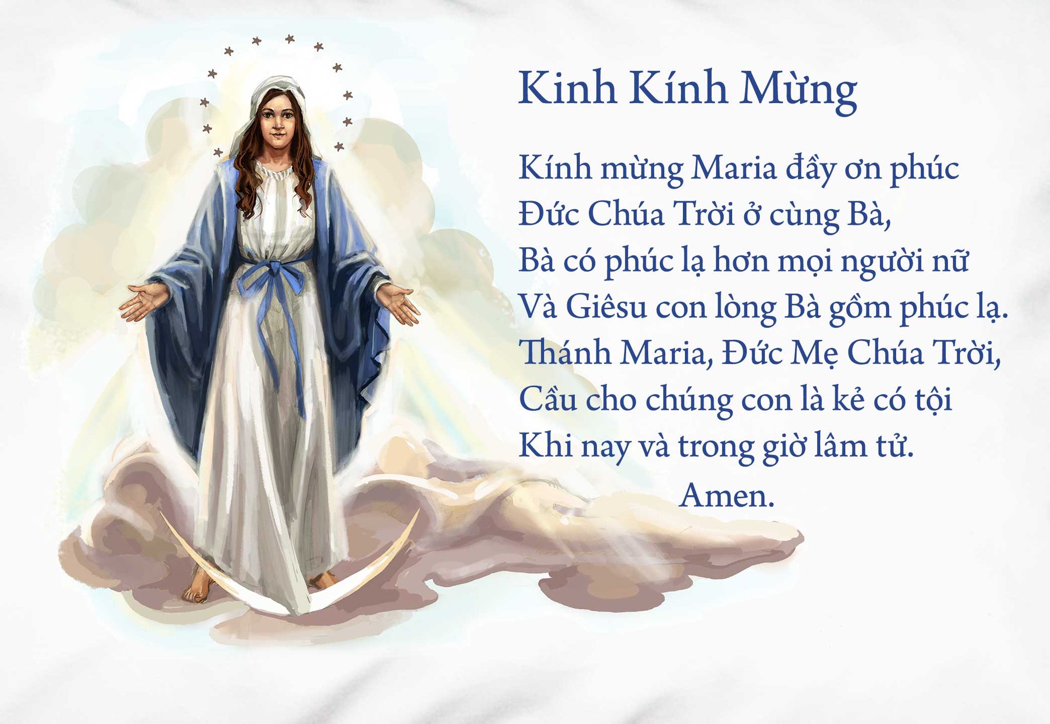 Hail Mary Prayer In Vietnamese Holy Spirit Catholic Church Tempe