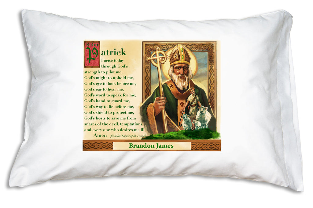 St. Patrick Lorica Prayer Pillowcase